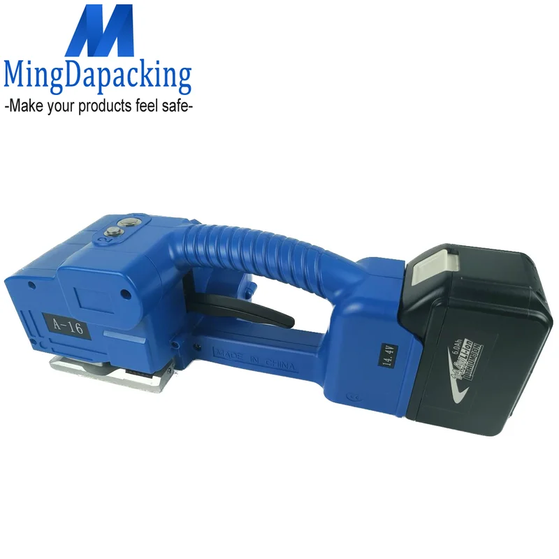 Mingdapacking A16 hand held electric strapping machine friction welding automatic