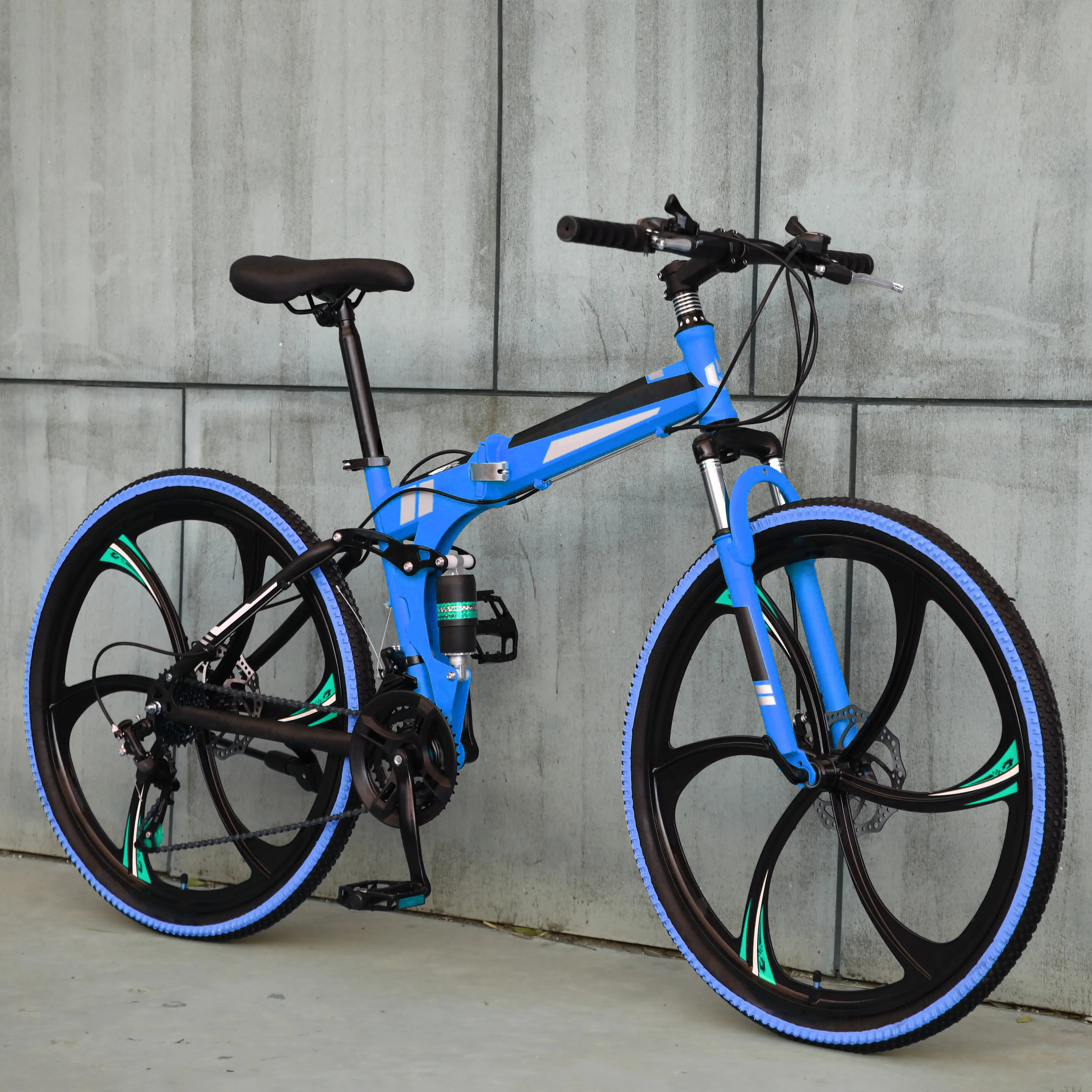 Wholesale Folding Bicycle 24 26 27.5 29 Inch Steel Front Shock Fork Mountain Bike Down Hill Bicicletas