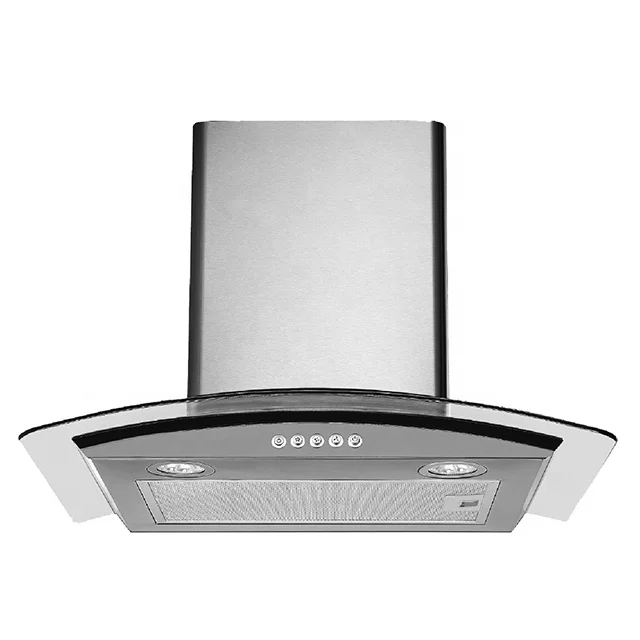Kitchen Glass Cooker Hood Electric home appliance Range Hood traditional design Chimney extractor