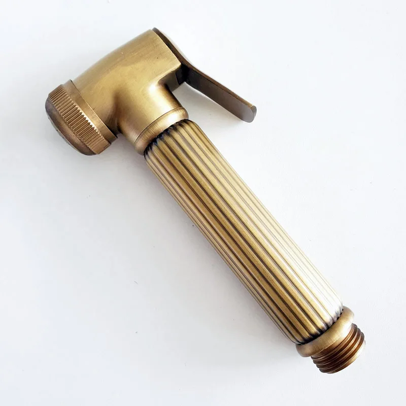 Handheld Antique Brass Toilet bidet sprayer Copper Made Hand Bidet Faucet for Bathroom hand sprayer shower head self cleaning