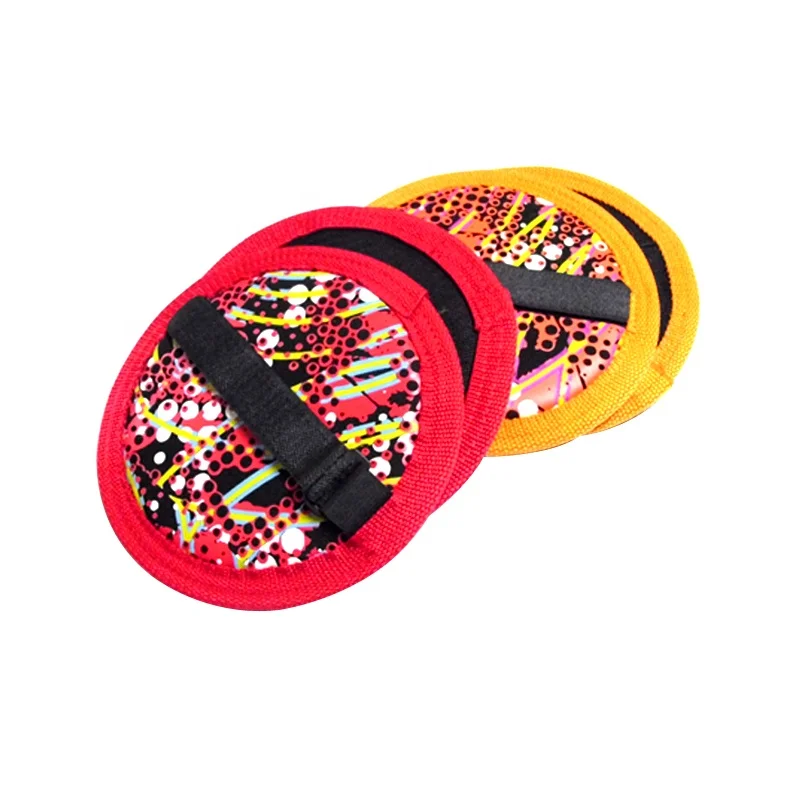 Beach Toys Custom Toss and Sticky Ball Hand Strap Fabric Catch Ball Game