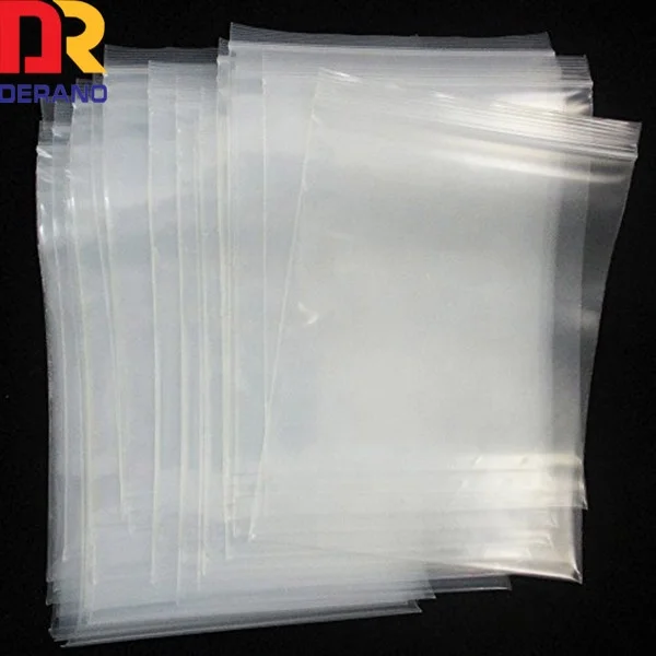 Custom Resealable Food Packaging Ldpe Plastic Zip lock Bags Reclosable Food Grade Slider Zipper Bags Freezer bag