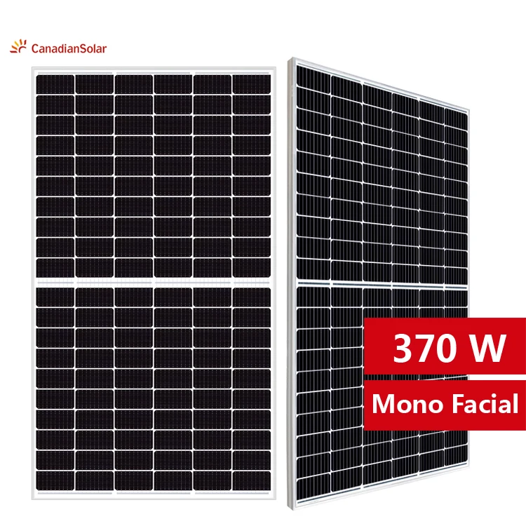 CanadianSolar 360w 365w 370w 375w Hiku оригинальная Прямая продажа полуячейка Высокая мощность солнечной панели для