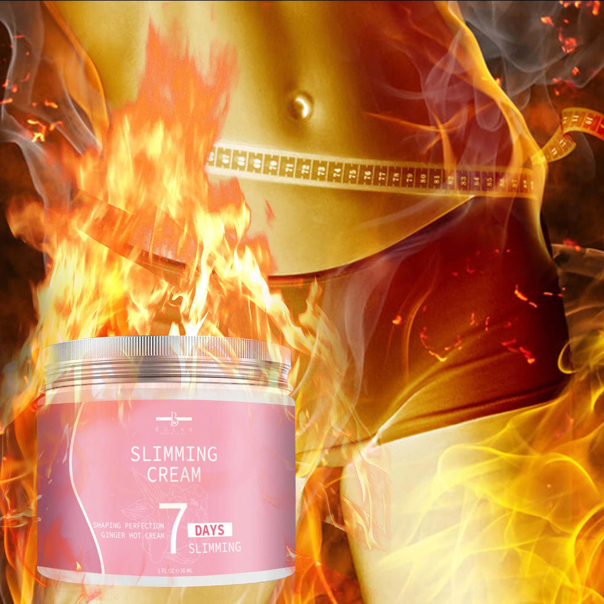 Natural organic hot sweat firming slimming gel anti cellulite burn fat cream cellulite fast body abdomen leg slimming cream