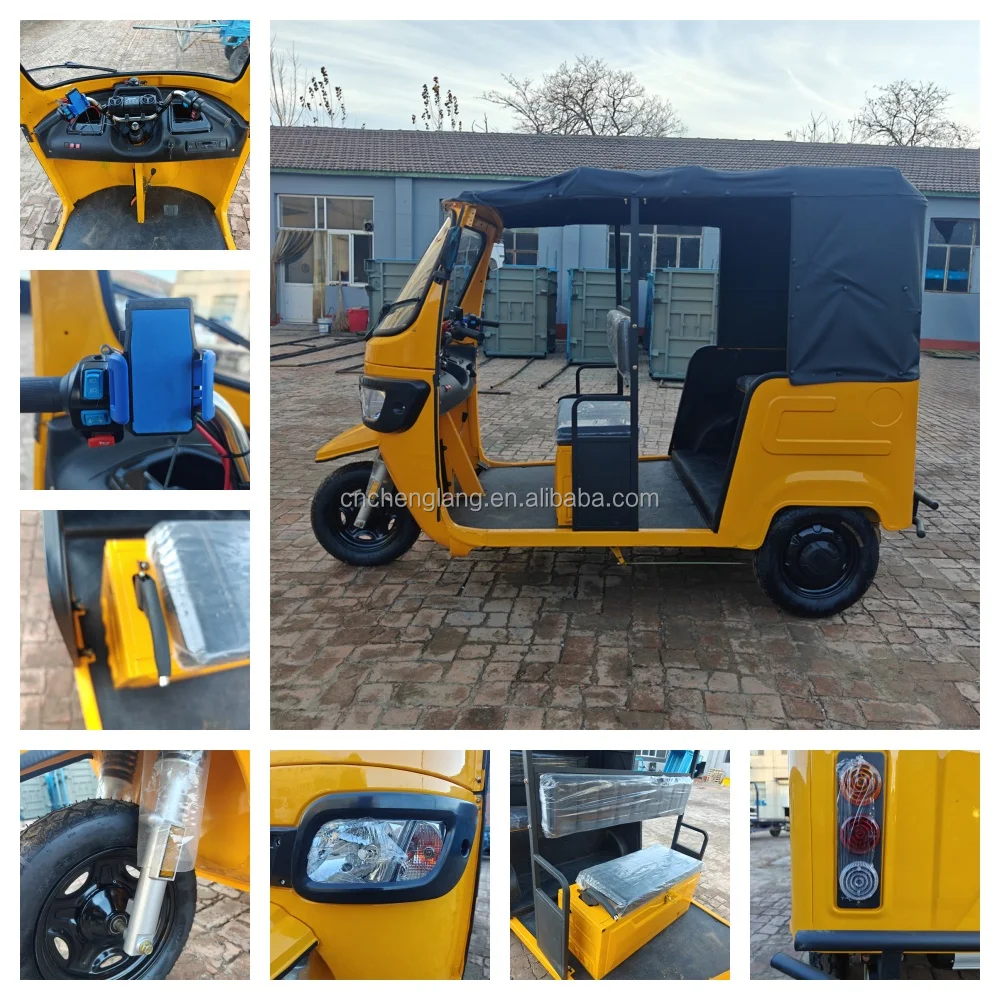 High-power Elderly Electric Tricycle to Pull Goods Agricultural Transport Children Adult Walking Battery Car