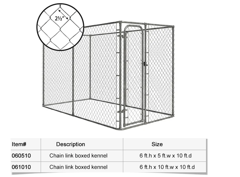 Temporary dog fence   puppy playpen cage  chain link fence  8 panels