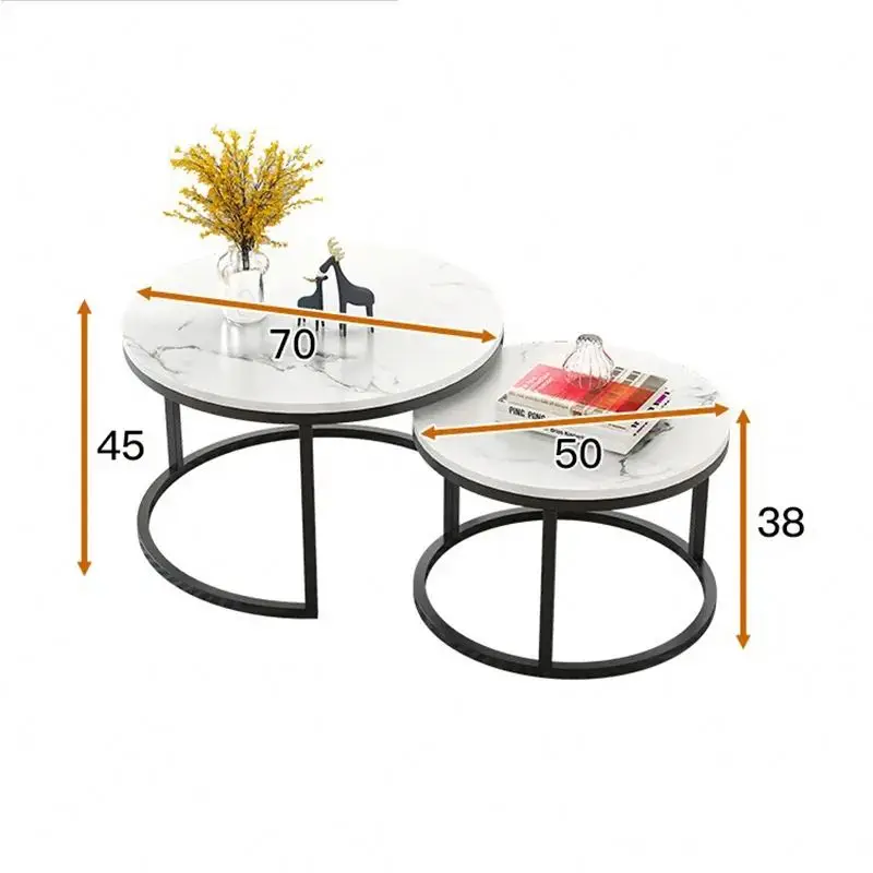 Round Fibercement Coffee Table