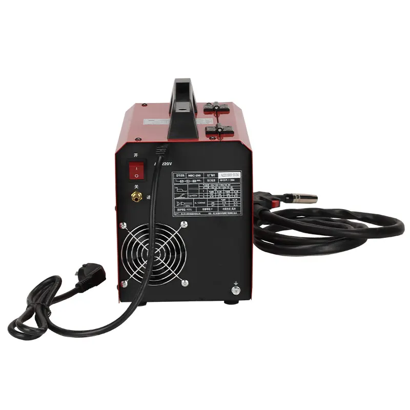 NBC-250 portable 220V DC airless gas shielded welding machine