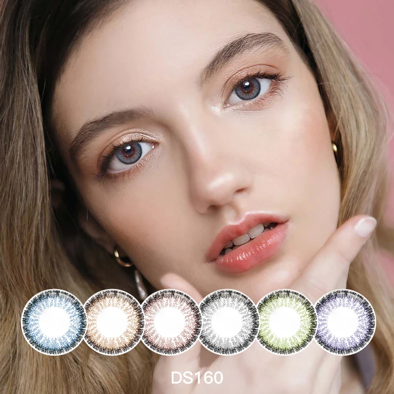 DS160 Blue Color Lens Hot Selling Color Contact Lens Wholesale Price Monthly Contact New Arrival