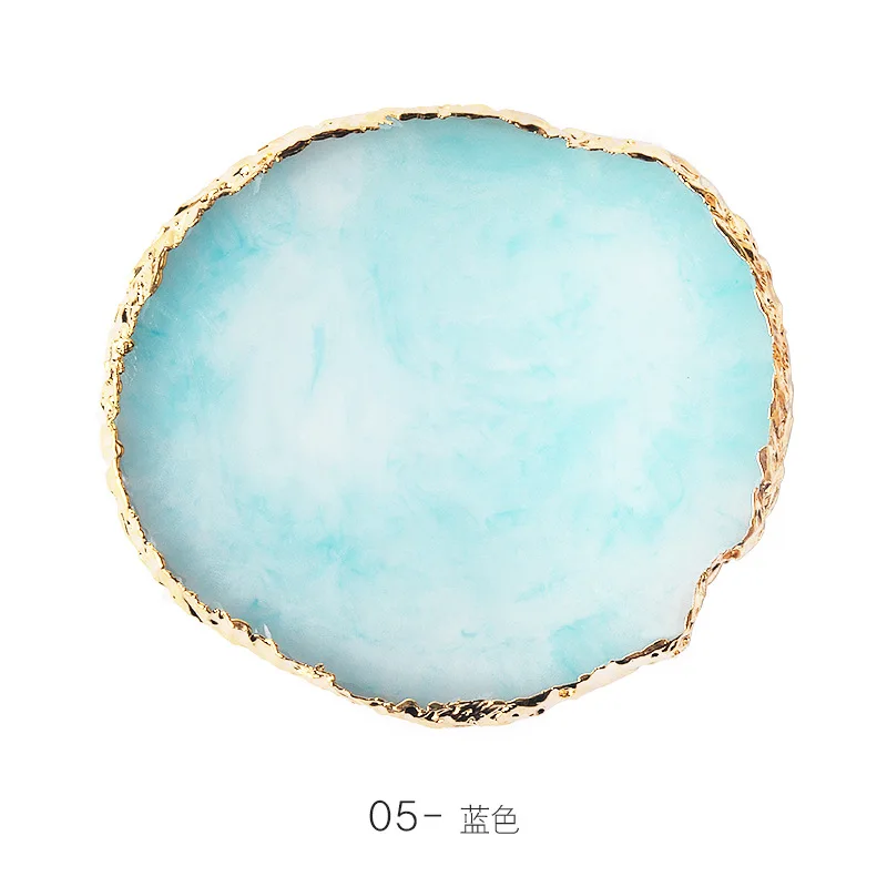 Hot selling Nail Art Manicure Tools Nail Tips Holder Display Paint Tray Crystal Resin Palette