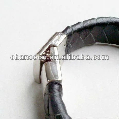 Wholesale From China braided men bracelets leather