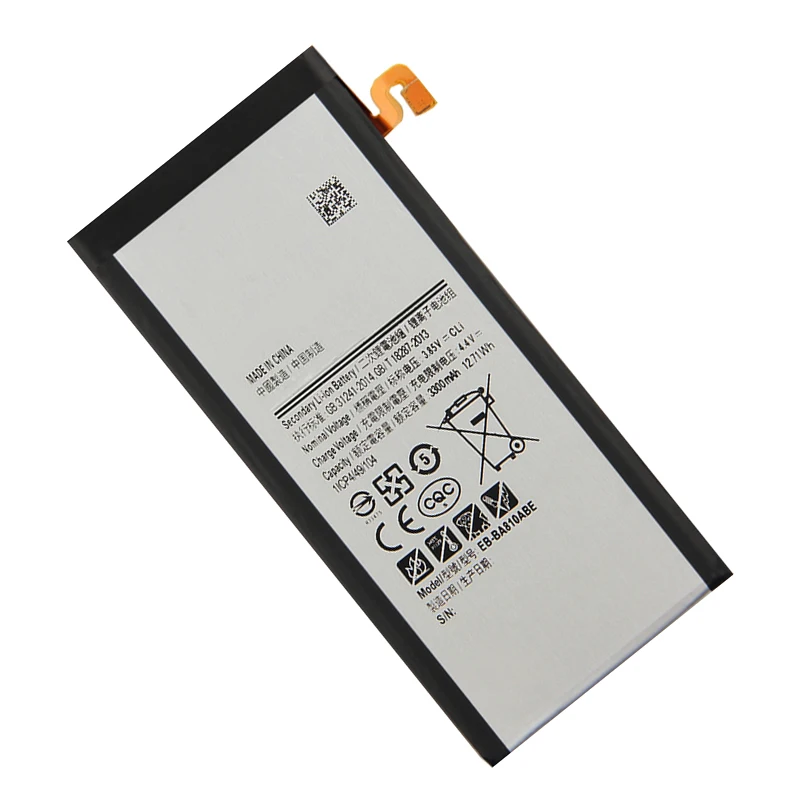  4 V батарея EB-BA810ABE оригинальное для Samsung Galaxy A810 A8 Премиум сотовый 3300 мАч литий-полимерный аккумулятор
