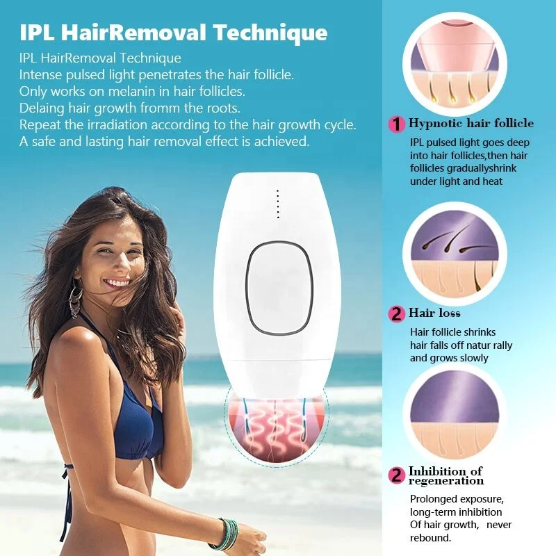 IPL hair removal laser epilator women photo facial hair remover body epilator laser threading machine leg depilation device