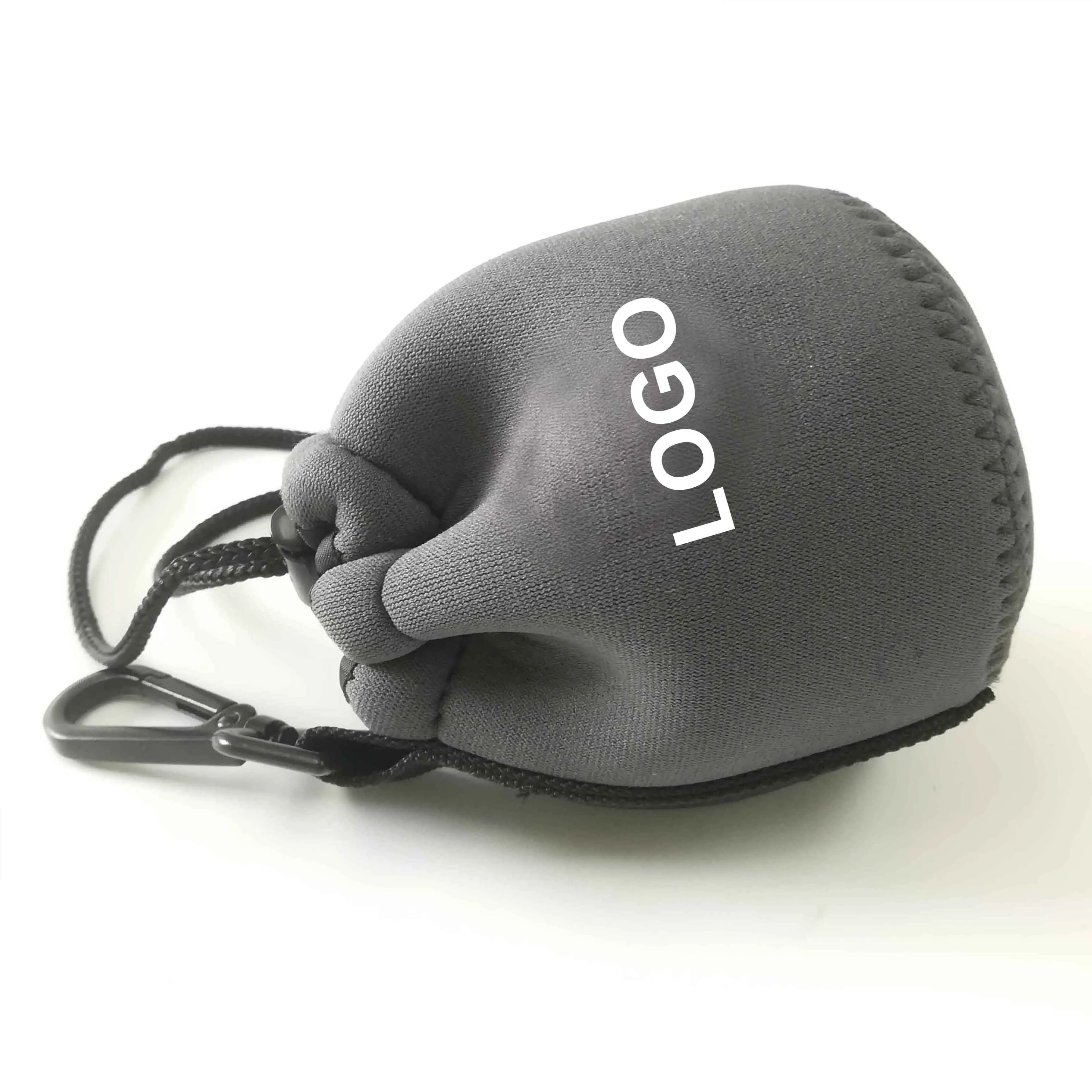 EDIOM Custom Wholesale waterproof drawstring DSLR camera bag durable neoprene camera lens bag pouch