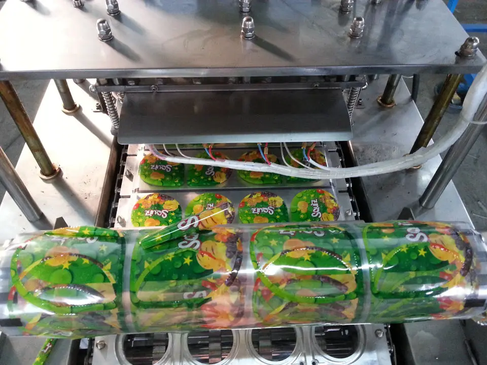 Автоматическая машина для наполнения и запечатывания чашек, машина для запечатывания чашек для йогурта, машина для наполнения чашек для воды