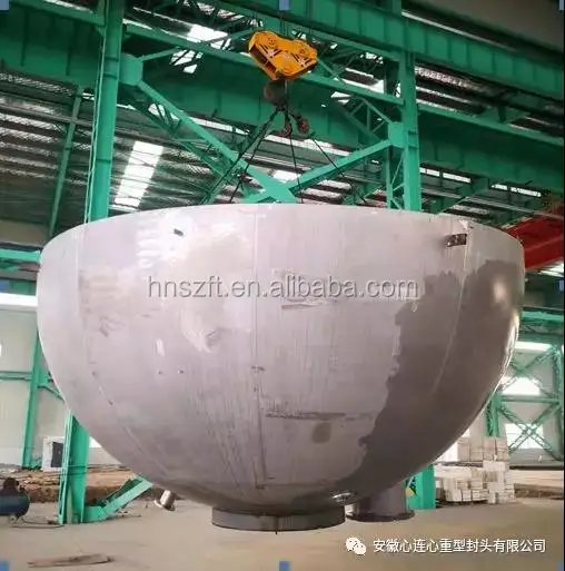 ASME Flange spherical dished head Large Elliptical Tank Heads