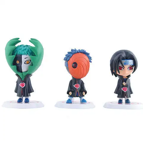 Wholesale high quality 11 style 11 Pcs/Set anime pvc action model figure toys Narutos action figures for Kids