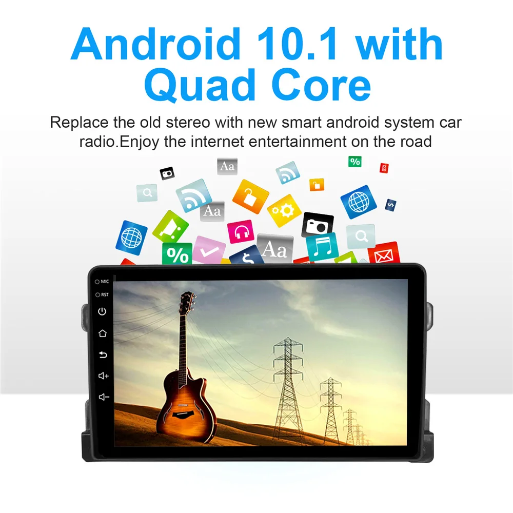 Для Защитные чехлы для сидений сшитые специально Suzuki Grand Vitara 2006-2013 Android 10 1 9-дюймовый мультимедийные аксессуары Автомобильный плеер GPS навигации автомобиля радио