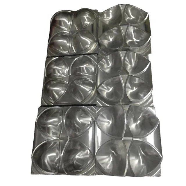 100% чистый алюминий CNC формы для бюстгальтеров пены чашек