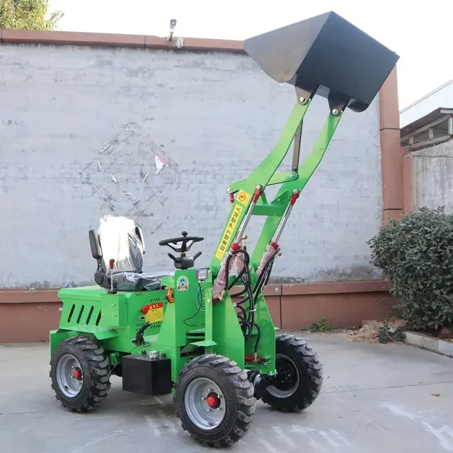 Оптовая продажа из Китая Сельскохозяйственный и пастбищный мини-погрузчик небольшой электрический/дизельный погрузчик с CE для продажи