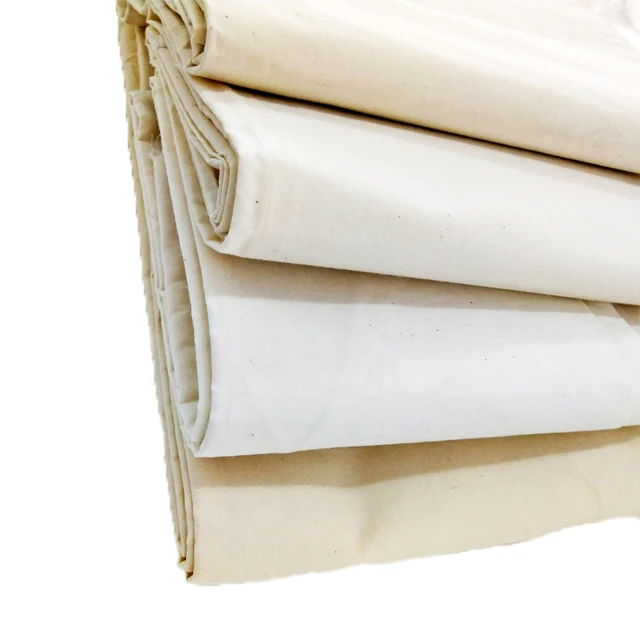 
100% Cotton 40 Yarn Twill White Grey Greige Fabric wide bedding fabric 