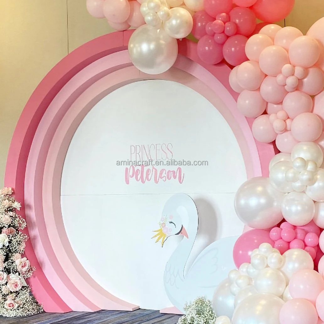 Amina Craft Wedding Event Stage Decor Backdrop Acrylic Backdrop Supplier Wholesale Wedding Event Arch For wedding decoration