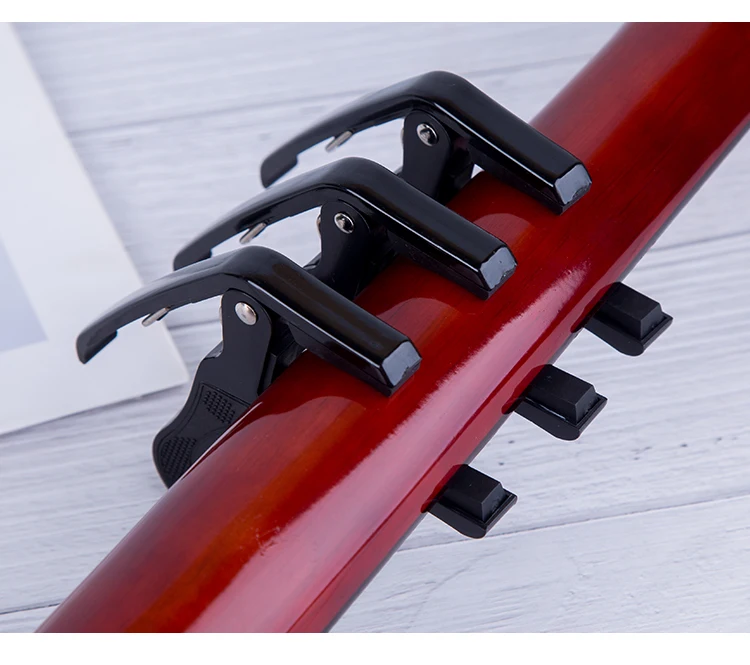 Wholesale Musical Instrument Guitar Capo Accessories Acoustic Plastic Guitar Clamp Big Tuner For Wood Guitar
