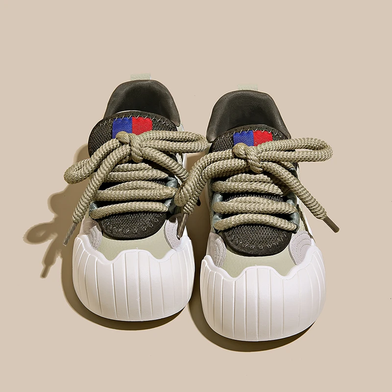 New Breathable Women Casual Sports Breathable Shoes Light Weight Girls Lace-up Shoes