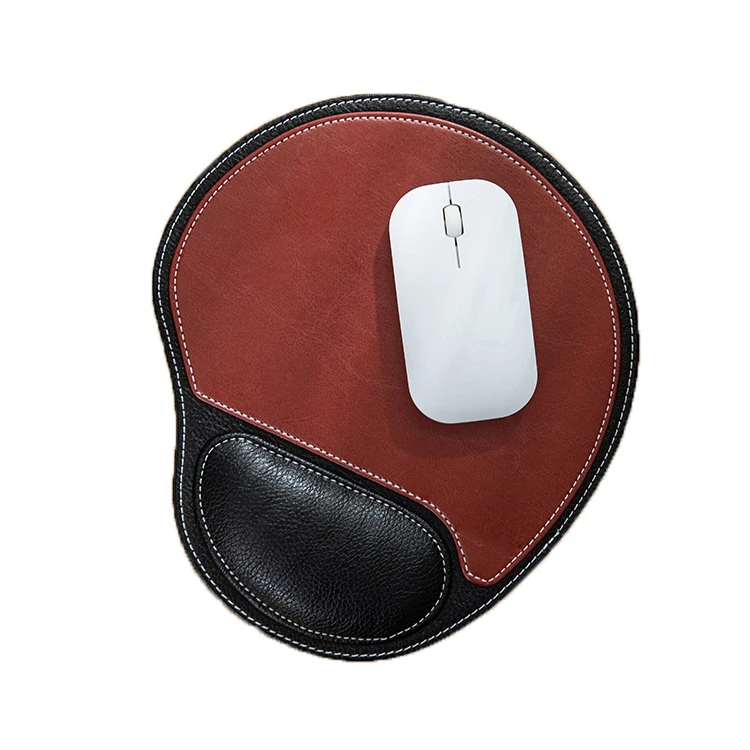 Pu Leather Gaming Mouse Wrist Rest Pad Mat Ergonomic Wrist Support Comfort Pad For Computer Laptop Office