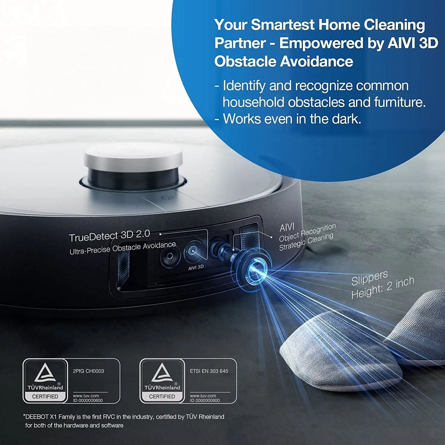 ECOVACS DEEBOT X1 OMNI Robot Vacuums