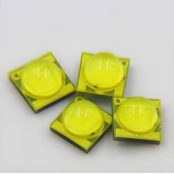 Factory direct ceramic high-power SMD3535 5050LED yellow green 565-575 NM 1-3-5W 350-1500MA ball head 120 degrees