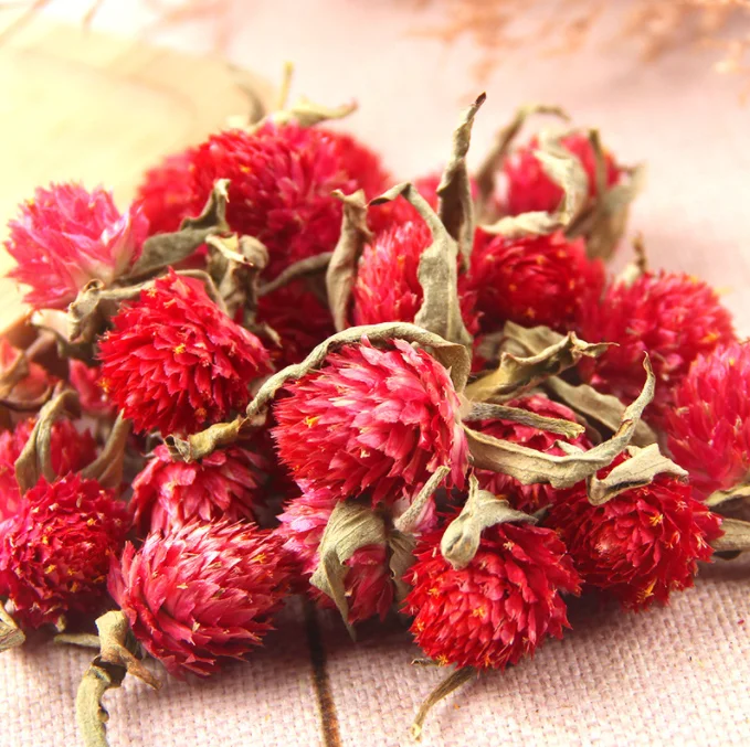 Summer Flora factory supply decorative flowers rainbow flowers globe amaranth dried flowers