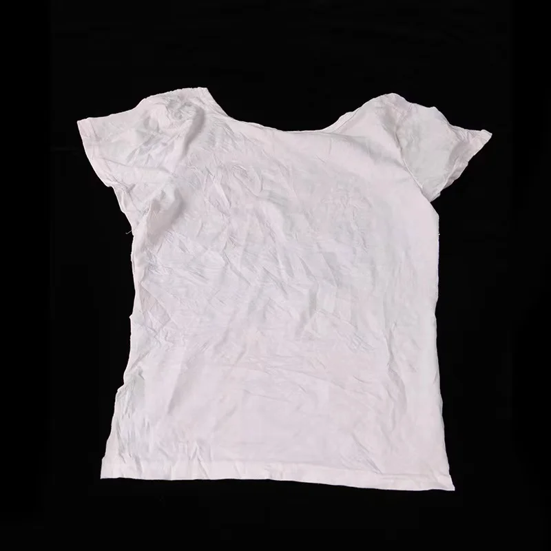 Factory Wholesale High-quality cleaning cloths White T-shirt Wiping rags Cotton Clothing industrial White Cotton Rags
