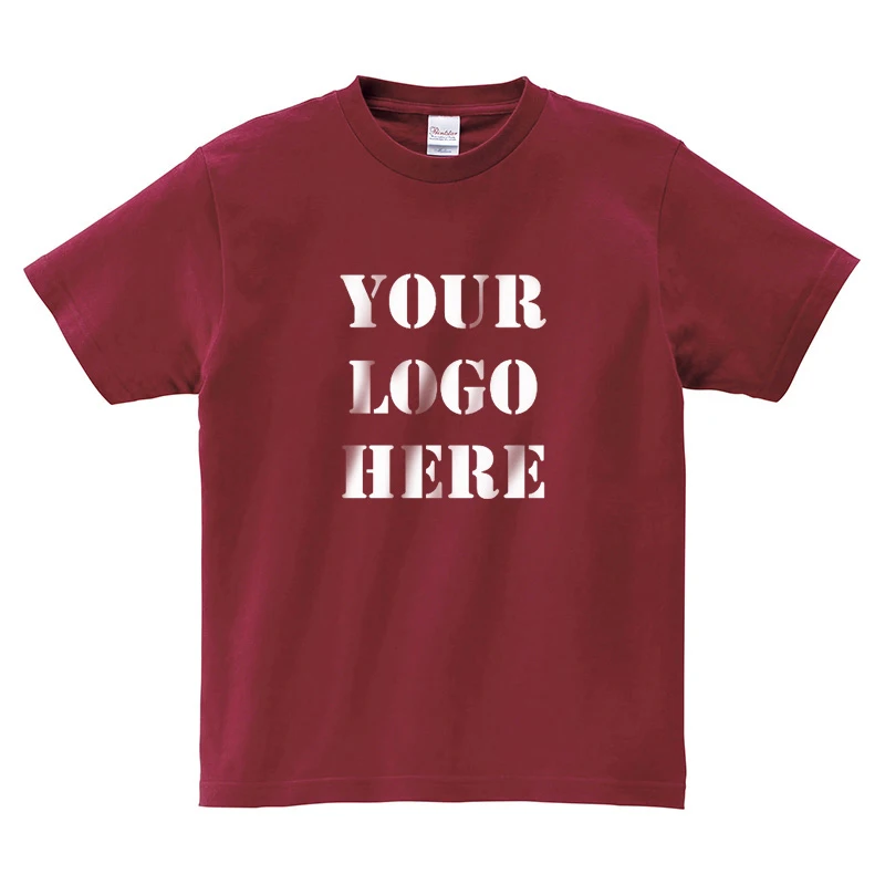 100% Cotton Jersey T Shirt Custom