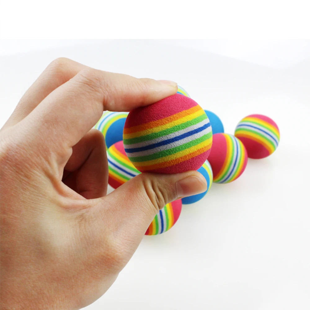 Wholesales EVA Foam Golf Balls Bulk Rainbow Color Sponge Swing Training Golf Ball