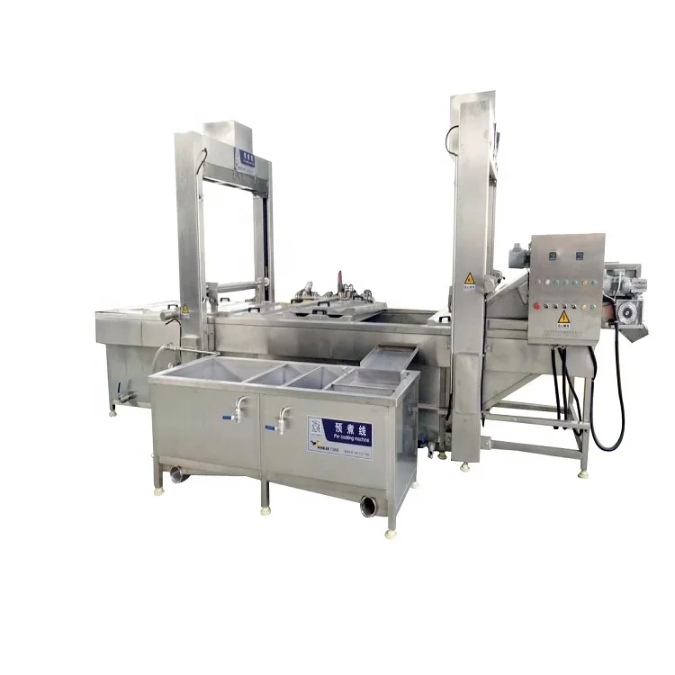 High efficiency chips potatoes cooking machine vegetable blanching potato cooking machine