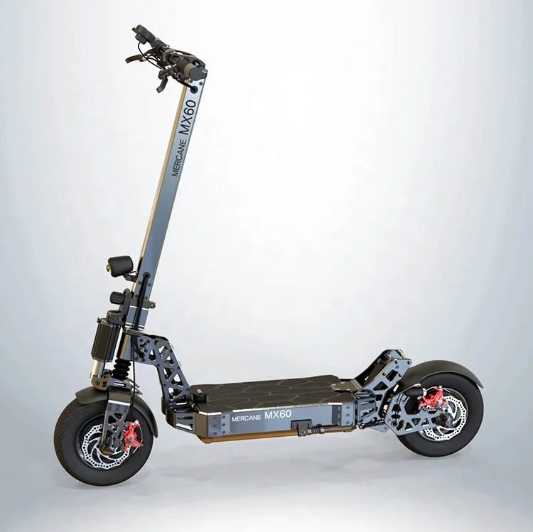 Mercane Mx60 2400w 60v 10/20ah 11 Inch Tubular Tires Removable High Capacity Battery Double Acting Dual Disc Brake Scooter