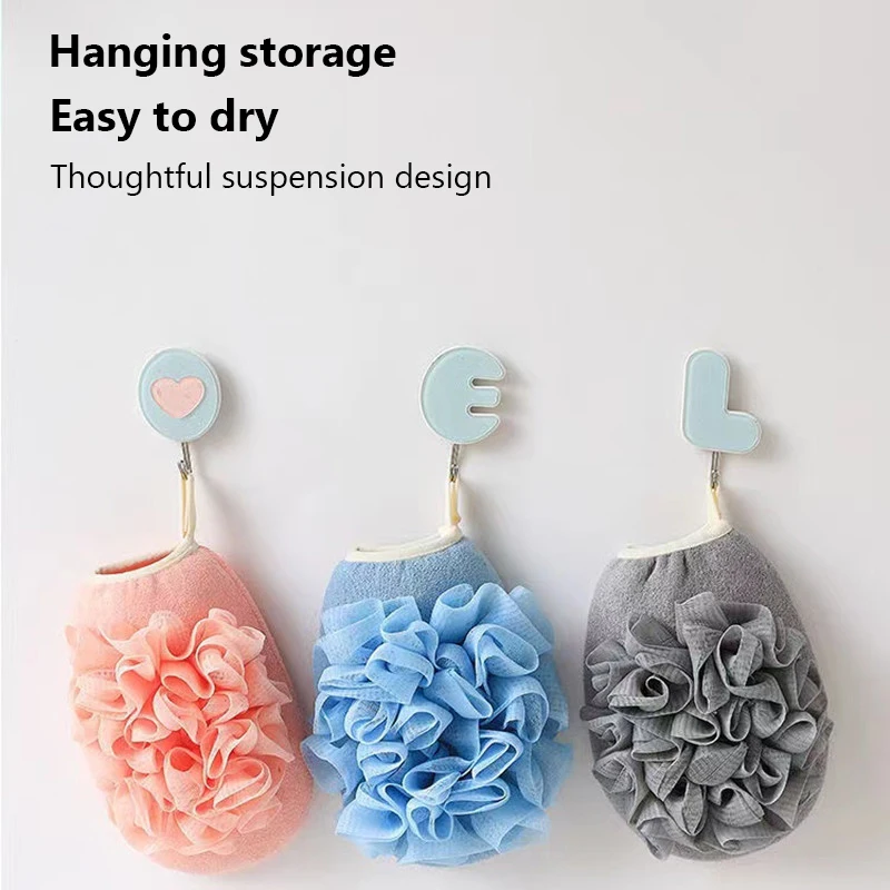 Hot spring bathhouse mud towel rubbing ash bathing cloths household rubbing back bath gloves