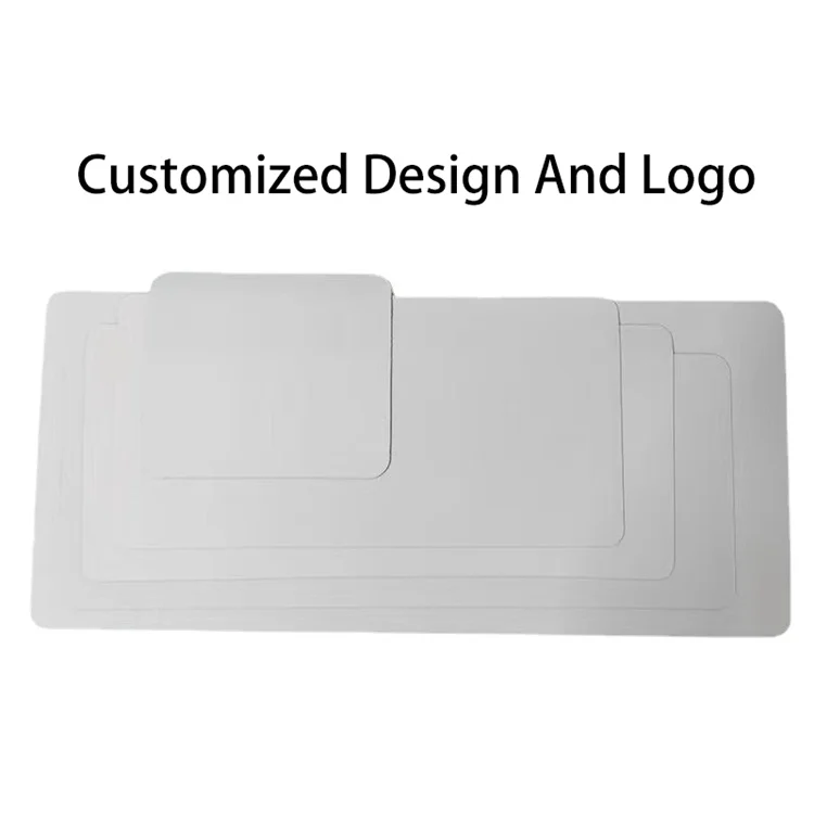Factory Price Black And White Color Custom Rubber Blank Gaming Mousepad Sublimation Blank Mouse Pad