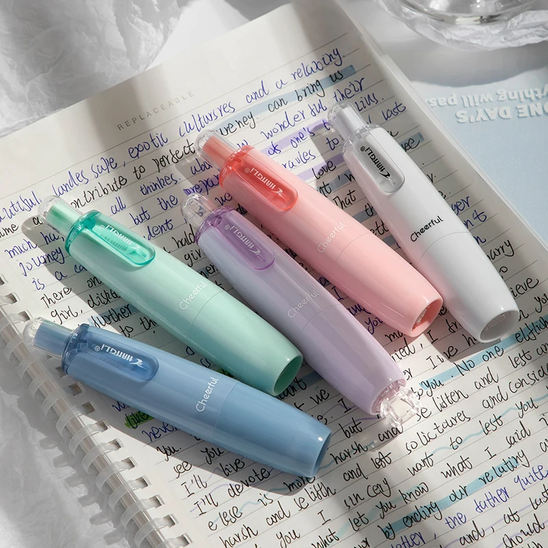 Factory OEM  customization Press Type cute  student corrector transparent  Refill kid student correction Tape