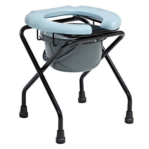 folding seat disabled portable toilet commode chair price elderly care products toilet chair disabled steel commode chair