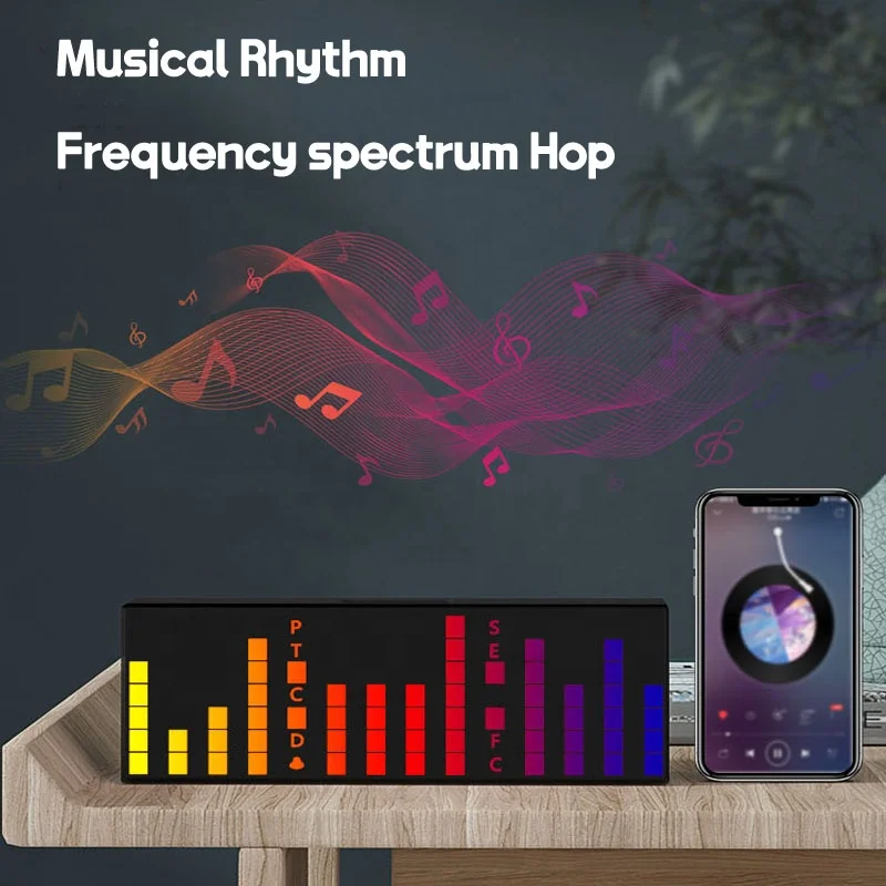 Jhering DIY Single-Face Digital Clock with Adjustable Brightness and Temperature Electric Subway Thermometer for Study Use