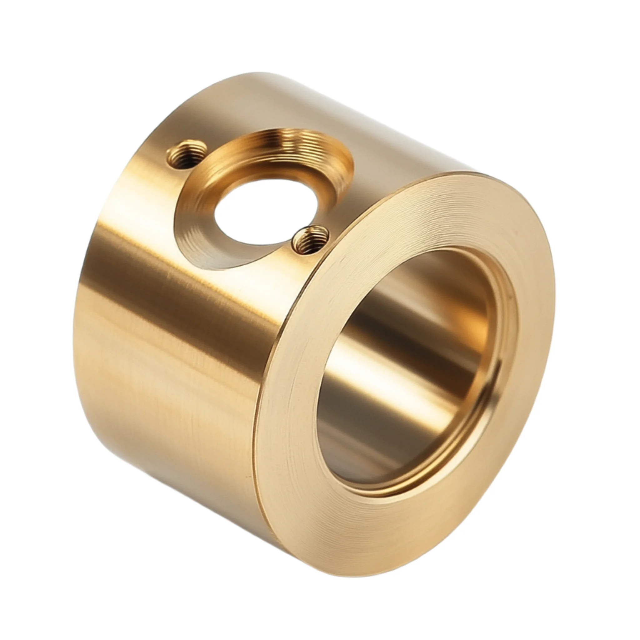 Customize Machined CNC Turning Self Lubricated Graphite Advanced Bronze Bushing