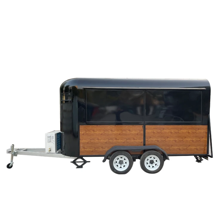 Mobile towable bar Fast Food Trailer coffee food truck custom-food-trailers for sale