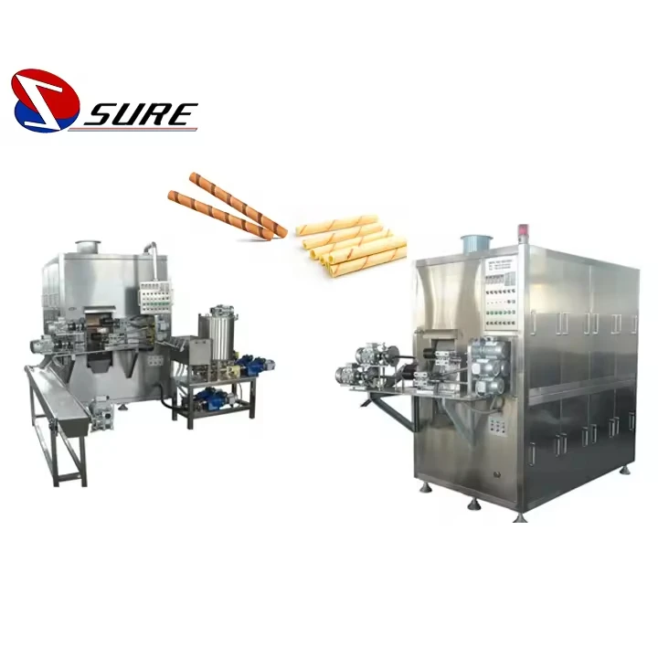 Wafer Stick Egg Roll Production Line / Chocolate Wafer Stick Making Machine/ Wafer Line