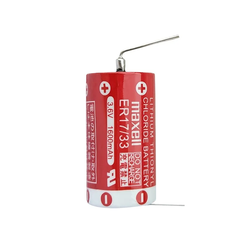 Maxell ER17/33 3.6V 2/3A 1600mAh lithium battery Suitable for PLC servo CNC machine tool programmers