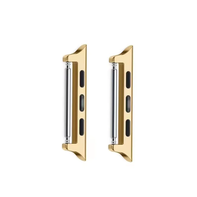 316L Stainless Steel Spring Bar Watch Band Adapter Clasp For iwatch 38 40 41 42 44 45 49 mm Strap Connector Accessories