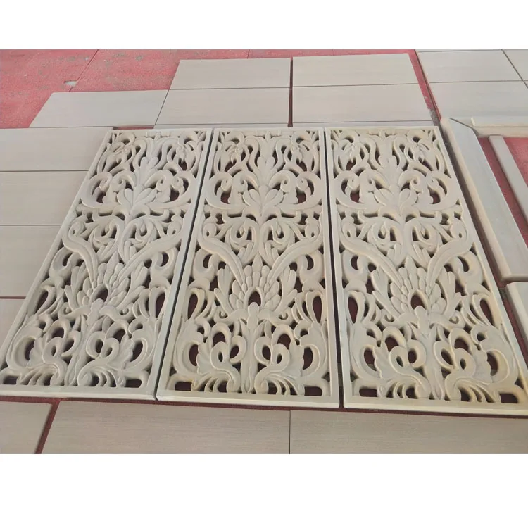 Рельеф из желтого песчаника для резьбы по внутренней стене с ЧПУ