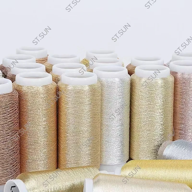 Silk Line Diy Handicraft Knitting Embroidery Handmade Gold And Silver Thread