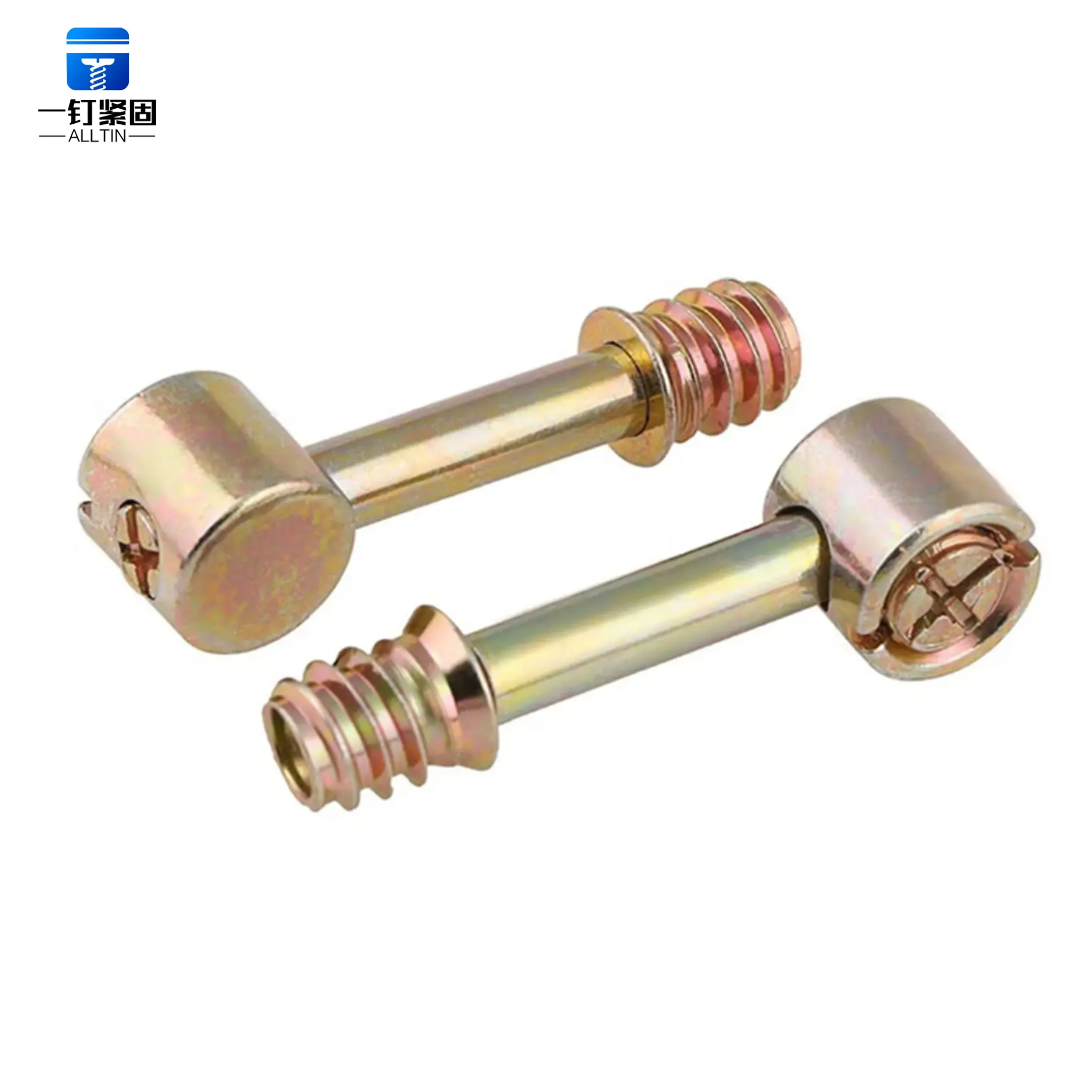 Оптовая продажа 4-в-1 мебельная фурнитура M6 для миниатюрных болтов и винтов мебельных гаек